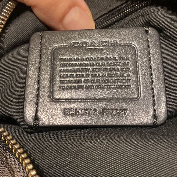 Coach celeste signature shoulder bag crossbody in black smoke - Picture 6 of 9